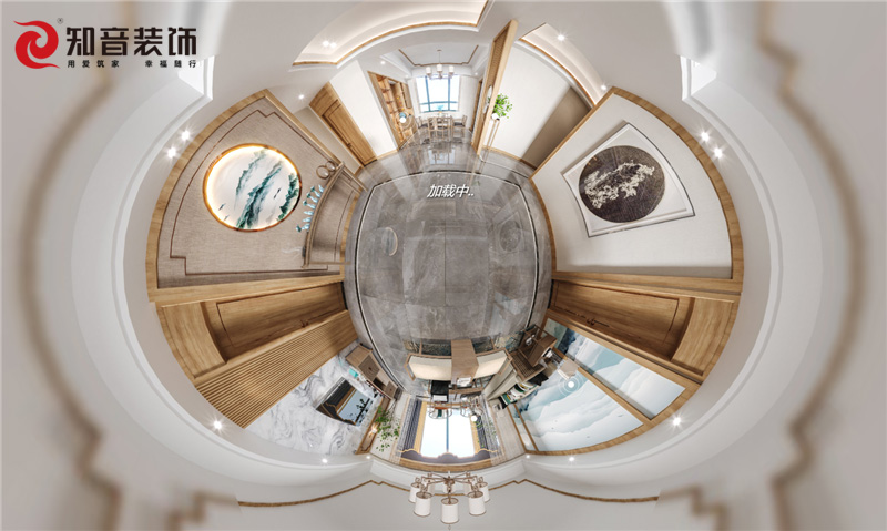 美居樂瓏庭新中式風(fēng)VR全景裝修方案