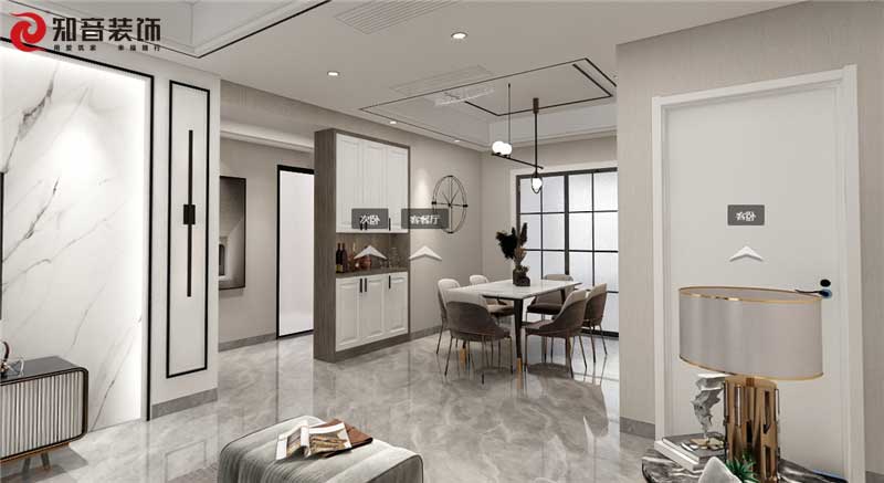 潭房中央公園現(xiàn)代黑白灰VR全景效果圖