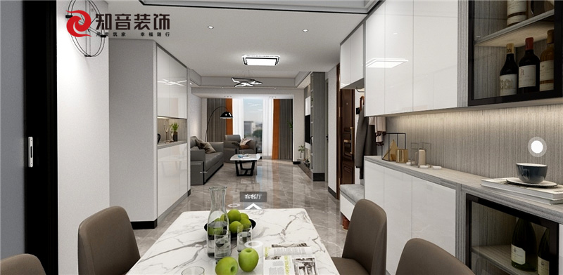 十里風荷140平現(xiàn)代風VR全景效果圖