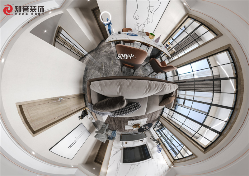 十里風(fēng)荷122平現(xiàn)代風(fēng)格全景效果圖