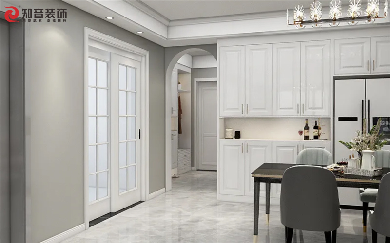 新天地118平簡美風格全景效果圖